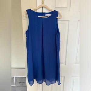 Women’s blue light weight work dress